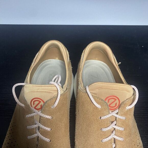 Cole Haan Men's 9.5 2.ZERØGRAND Lined Laser Wingtip Oxford Suede C35097 - Picture 4 of 11